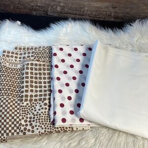 Fabric Sewing Material, 3 Different Colors, Quilting, or Crafting